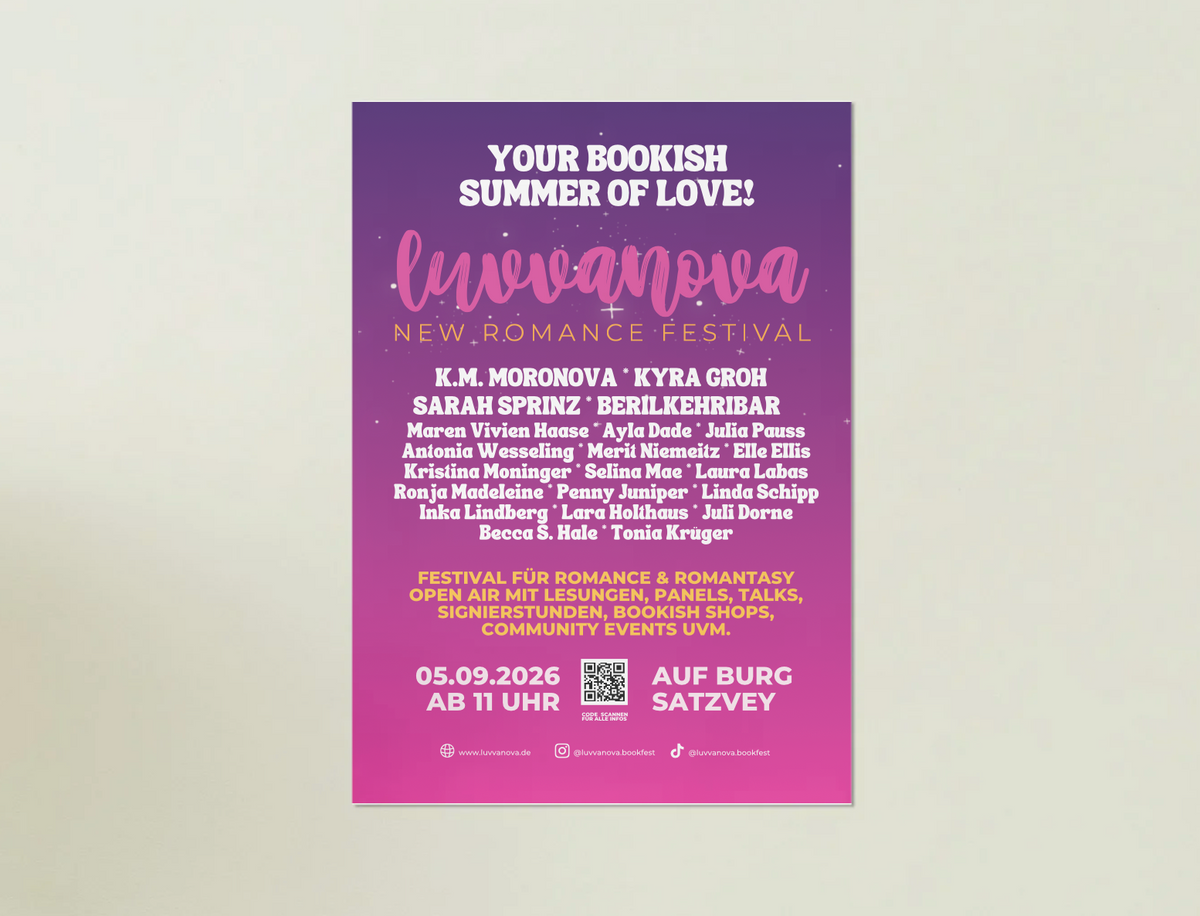Luvvanova Festival Poster 2026 – Chapter One